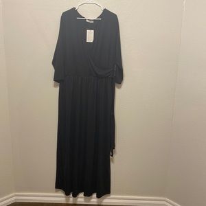 Pinup Fashion, Elagant black plus size dress